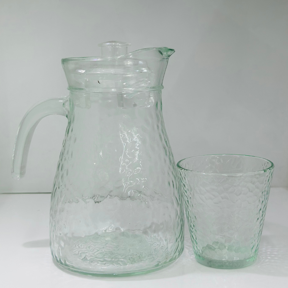 Avani Product Glass Jug and 2 Cups ( 3 pcs set )