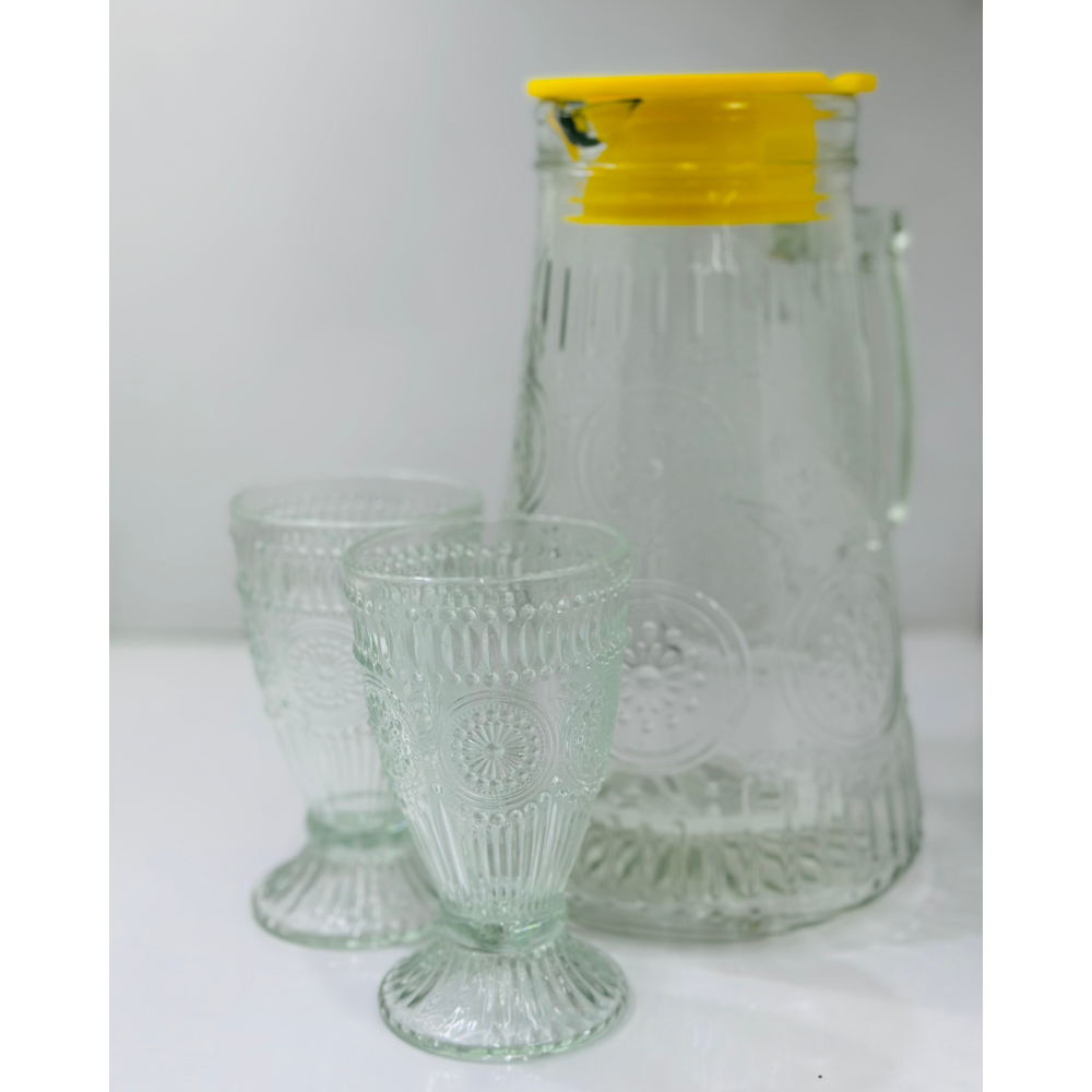 Avani Product Sunflower Celebrity Cup set with Jug