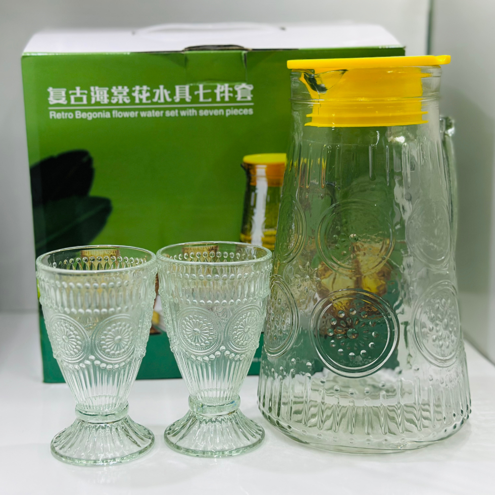 Avani Product Sunflower Celebrity Cup set with Jug